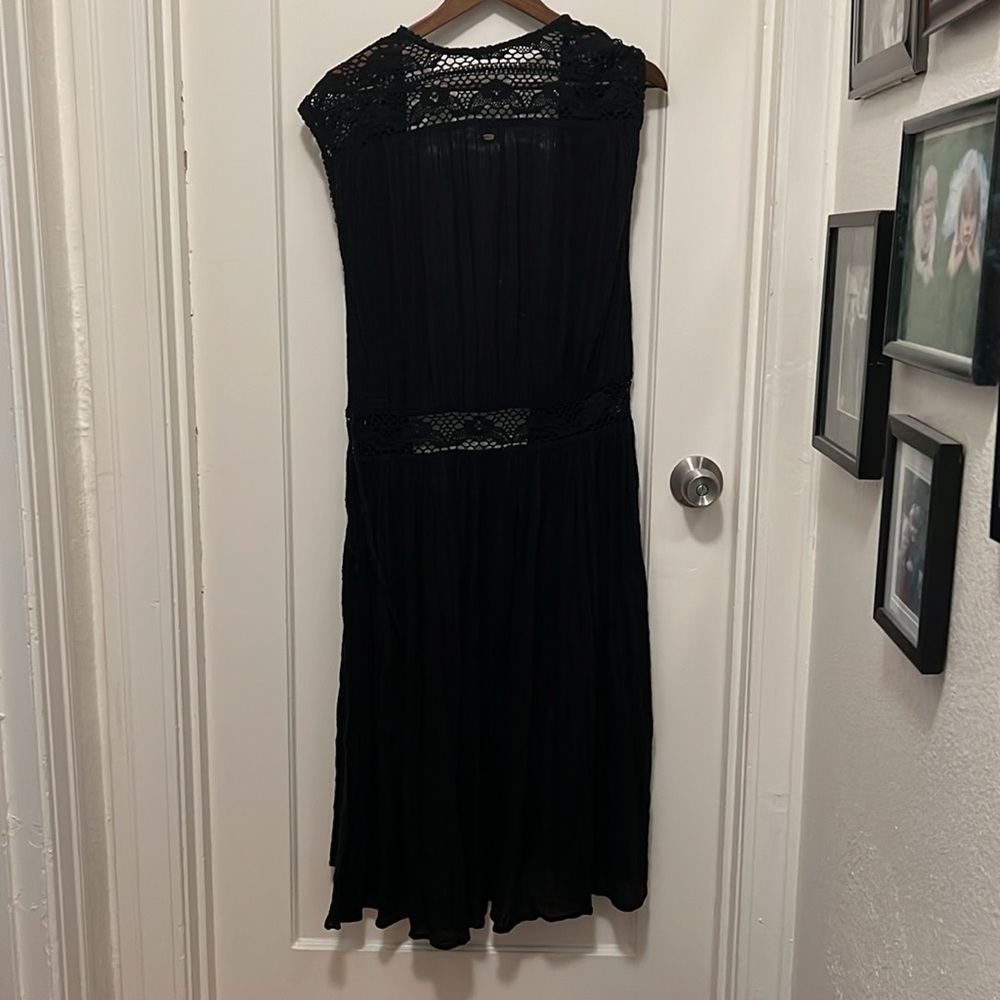 O’Neill Women’s Black Boho Beach Coverup - Small - Picture 2 of 8